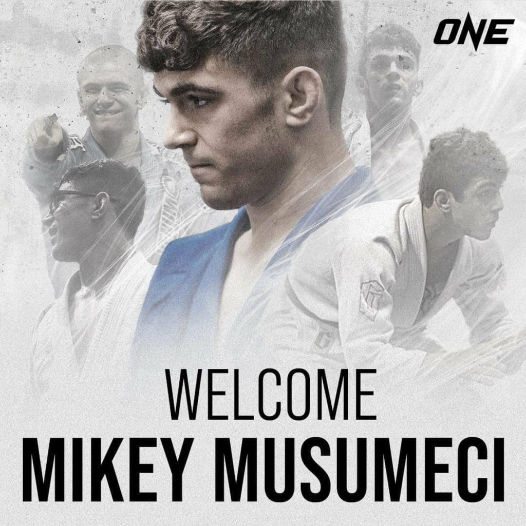 5x BJJ champ Mikey Musumeci signs with ONE Championship