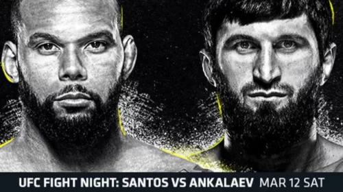 UFC Vegas 50 results - Santos vs. Ankalaev