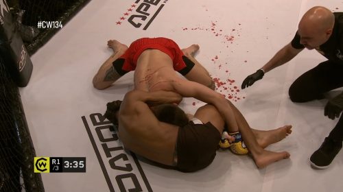 Kingsley Crawford Chokes Aidan James Unconscious at Cage Warriors 134