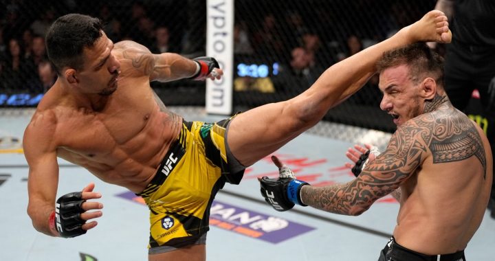 Rafael dos Anjos dominant from the opening bell in co-main event at UFC 272