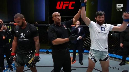 Magomed Ankalaev defeats Thiago Santos on the cards at UFC Vegas 50