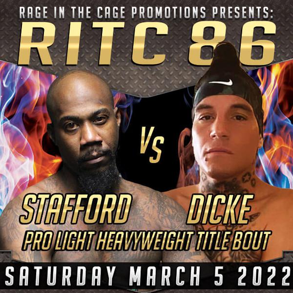 Rage in the Cage OKC 86 - Lamont Stafford vs Will Dicke