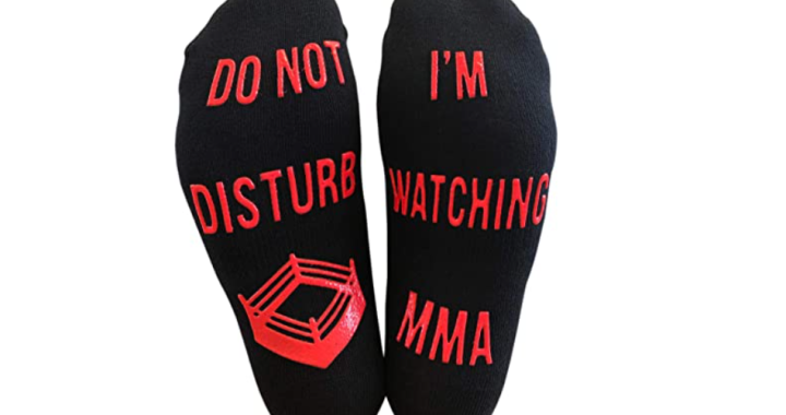 MMA Socks - 'Do Not Disturb, I'm Watching MMA'