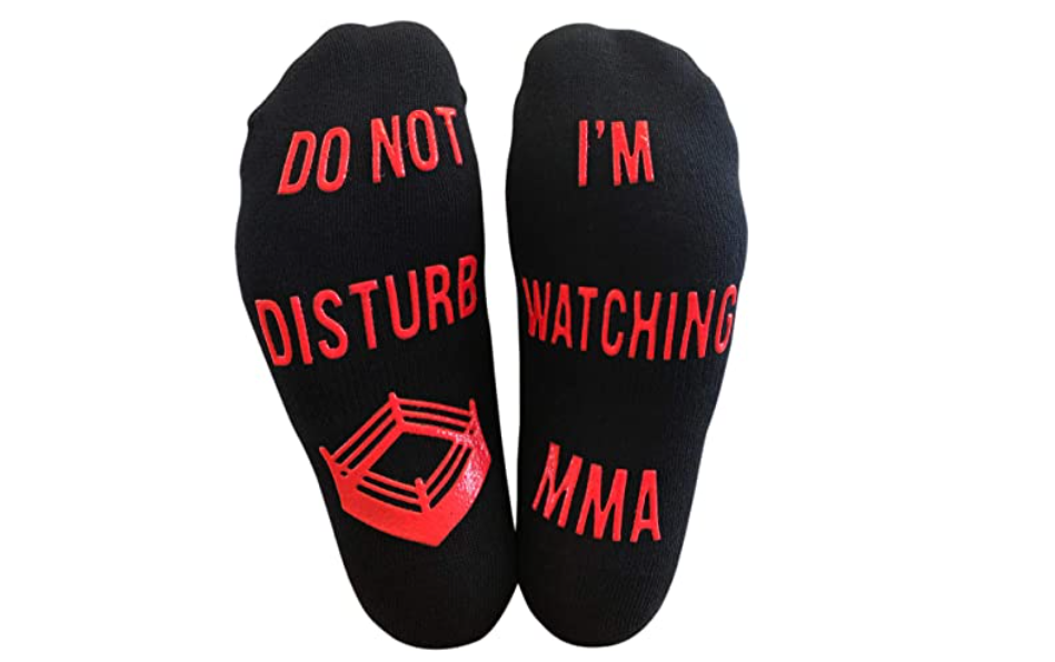 MMA Socks - 'Do Not Disturb, I'm Watching MMA'