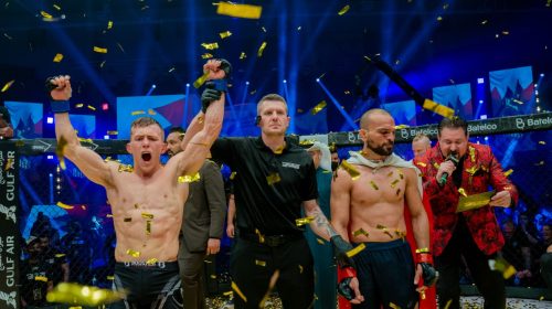 Brad Katona claims Brave CF bantamweight title in split decisio victory