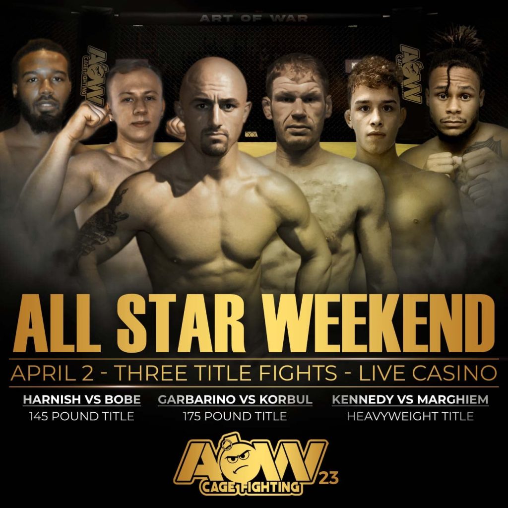 Art of War Cage Fighting – AOW 23 results – Turnbull vs. Vento