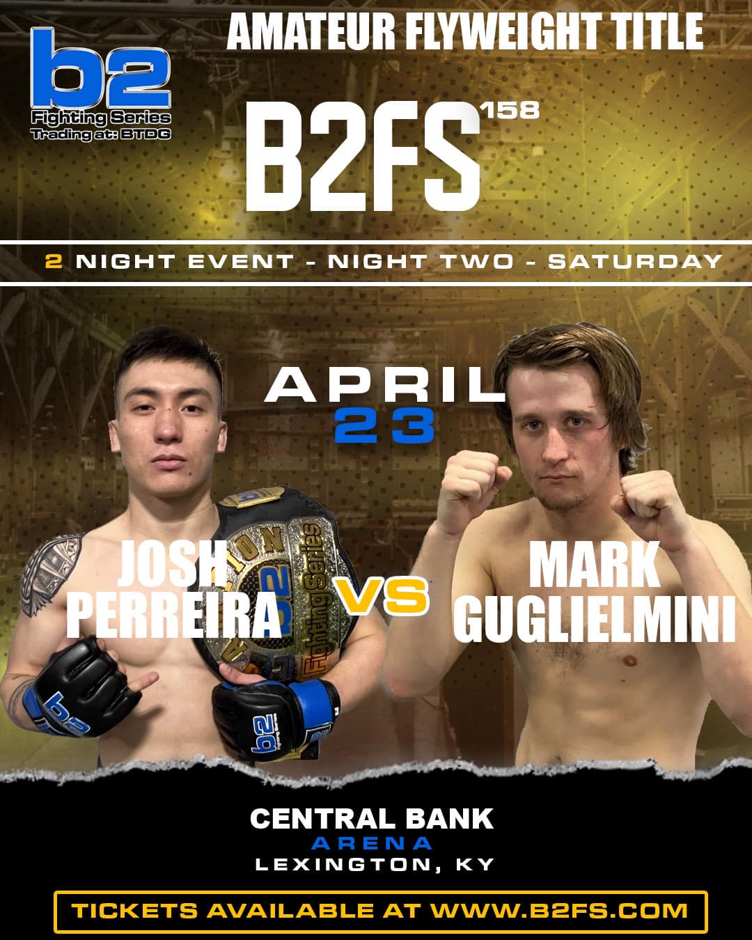 Josh Perreira looking toward turning pro after title defense at B2 Fighting Series 158