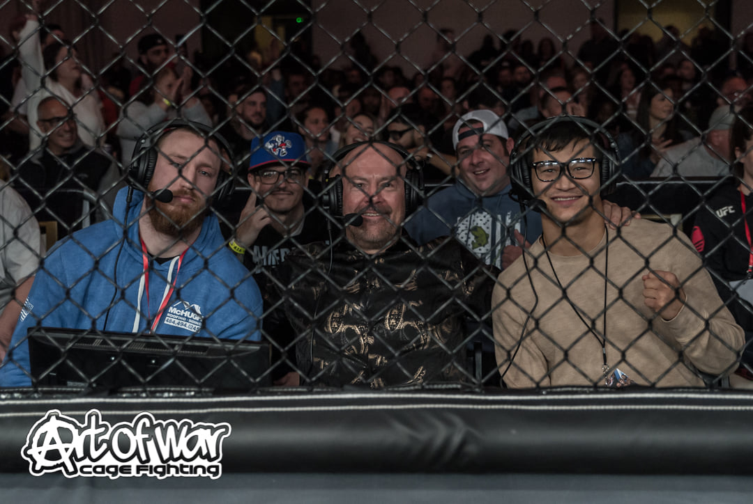 Joe Pyfer, Bob Meloni, Ryan Cafaro at Art of War Cage Fighting 23 - Photo by William McKee