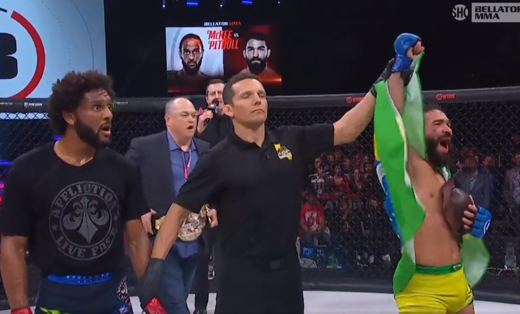 Patricio Freire reclaims title in rematch against AJ McKee at Bellator 277