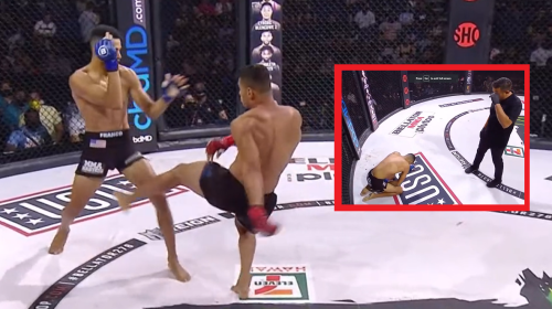 Did Fabricio Franco fake the groin shot in hopes of getting a win?