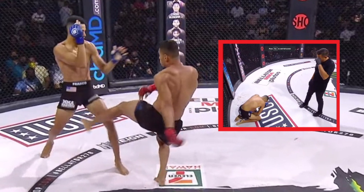 Did Fabricio Franco fake the groin shot in hopes of getting a win?