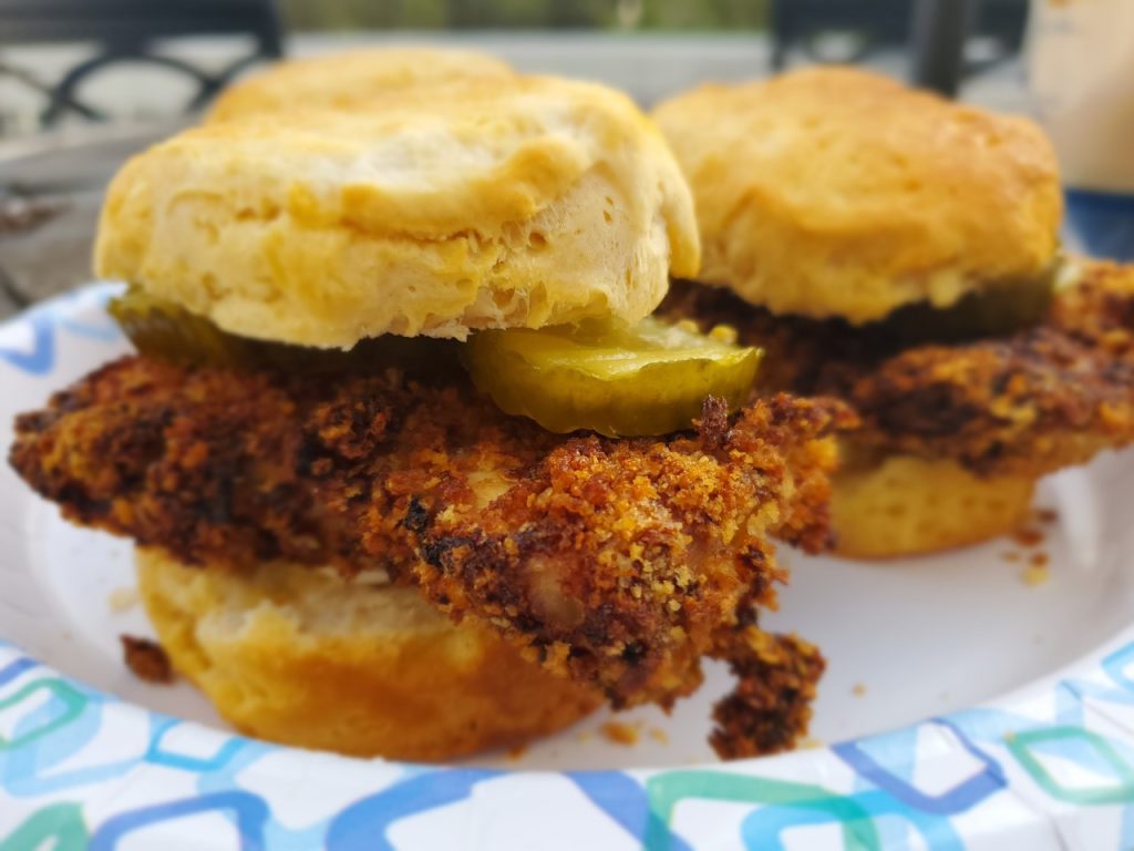 #ChickenWars - Pickle Brined Chicken Sandwich - Fight Night Feasts