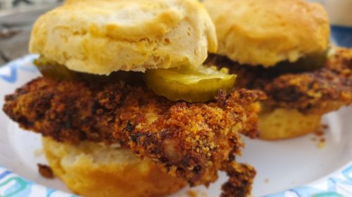 #ChickenWars - Pickle Brined Chicken Sandwich - Fight Night Feasts