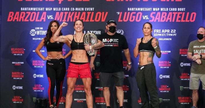 Bellator 278 weigh-in results - Velasquez vs. Carmouche