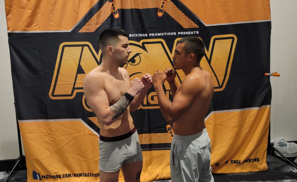 AOW 23 Weigh-in Results, Matt Turnbull, Federico Vento