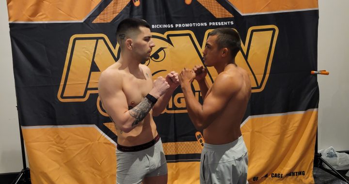 AOW 23 Weigh-in Results, Matt Turnbull, Federico Vento