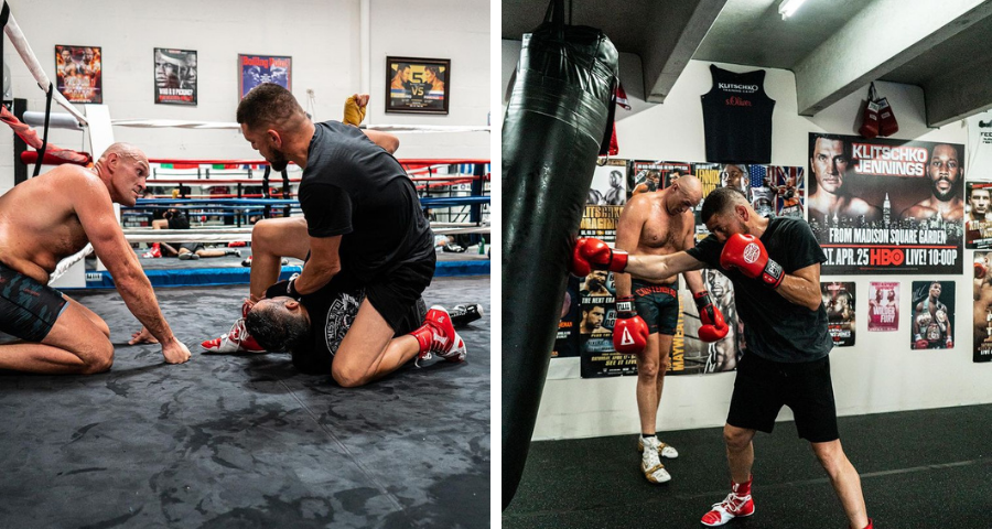 Tyson Fury training with Nick Diaz - Preparing for mixed rules bout against Ngannou?