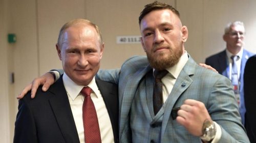 Ukrainian President Volodymyr Zelensky comments on old photo of Conor McGregor and Vladimir Putin