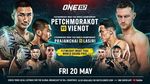 Full Bout Card Announced for ONE 157: Petchmorakot vs. Vienot