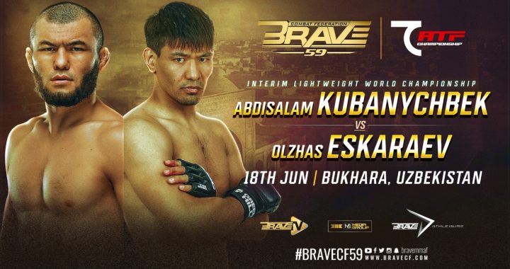 Kubanychbek Gets Second Chance At BRAVE CF Interim Lightweight World Championship Title