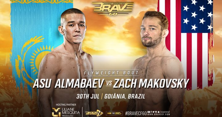 Zach Makovsky vs Asu Almabaev added to BRAVE CF 60, in Brazil