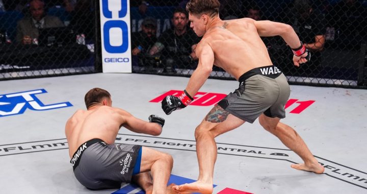 Chris Wade stops Kyle Bochniak with head kick early at PFL 5