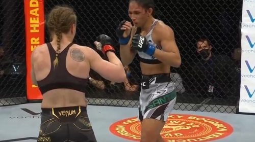 Valentina Shevchenko narrowly defeats Taila Santos at UFC 275