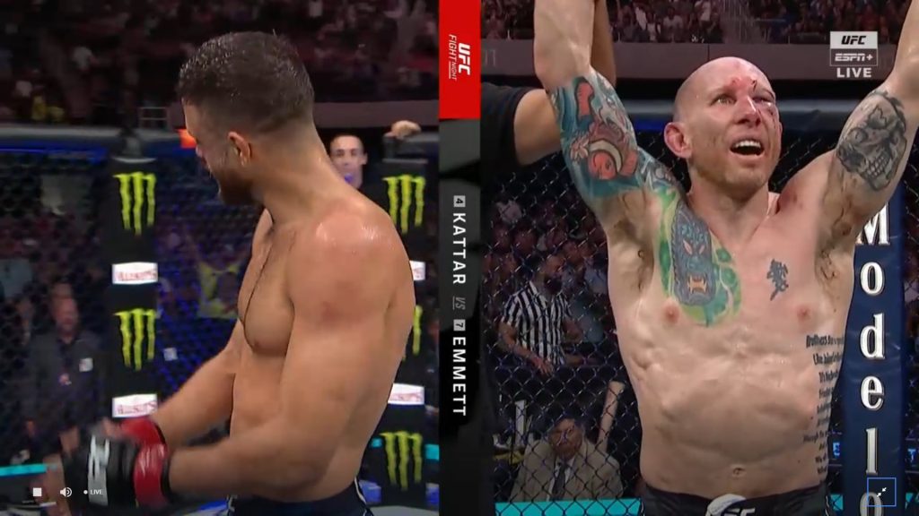 Josh Emmett puts it on Calvin Kattar, makes it 5-straight at UFC on ESPN 37