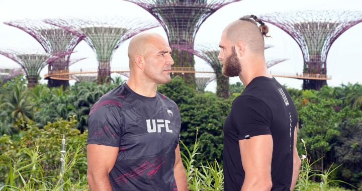 Glover Teixeira and Jiri Prochazka face off in Singapore ahead of UFC 275