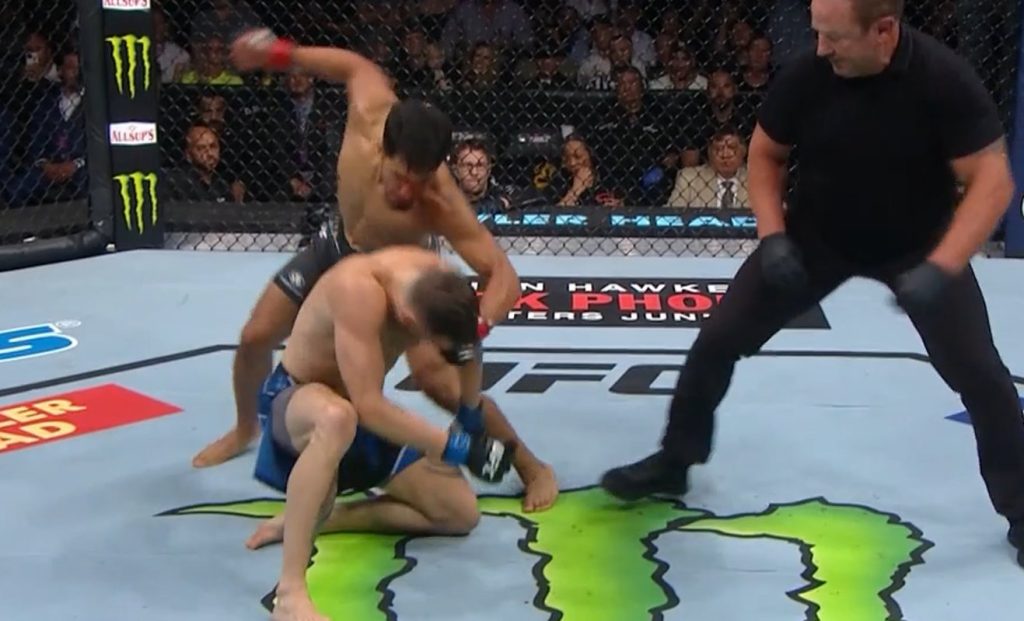 Adrian Yanez viciously knocks Tony Kelley out at UFC on ESPN 37