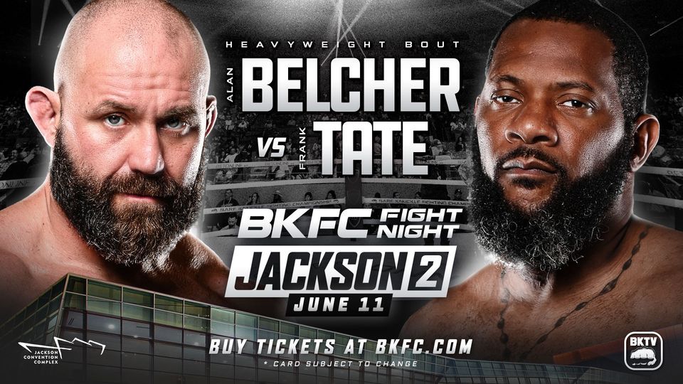 BKFC Fight Night Jackson 2 live stream and results - Belcher vs. Tate