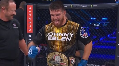 Johnny Eblen dominantly upsets Gegard Mousasi, wins title at Bellator 282