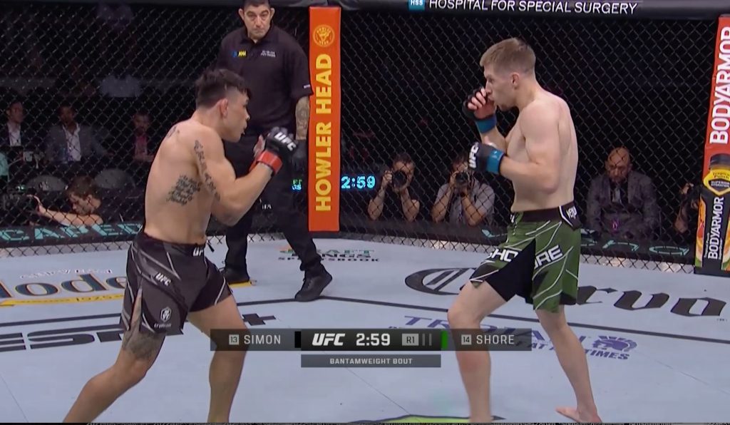 Ricky Simon hands Jack Shore his first defeat at UFC on ABC 3