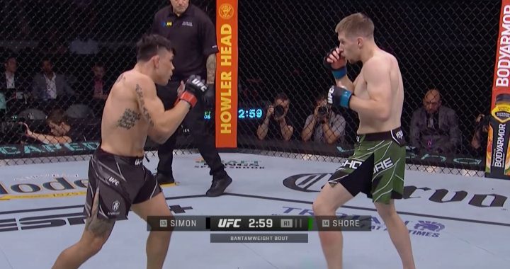 Ricky Simon hands Jack Shore his first defeat at UFC on ABC 3