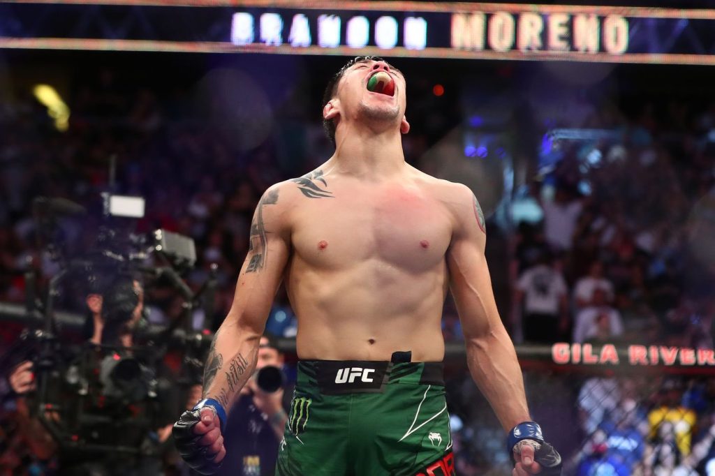 Brandon Moreno stops Kai Kara-France with body kick, wins interim title at UFC 277