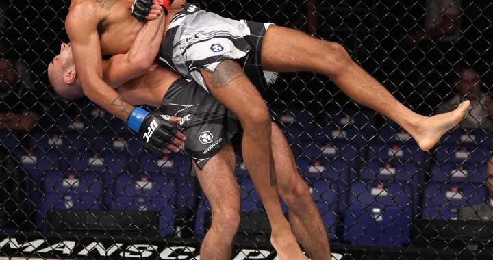 Muhammad Mokaev mauls Charles Johnson at UFC London