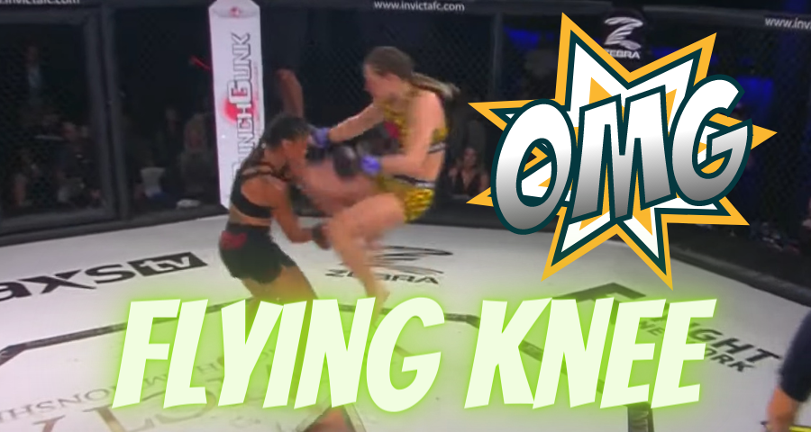 flying knee, Invicta FC 48