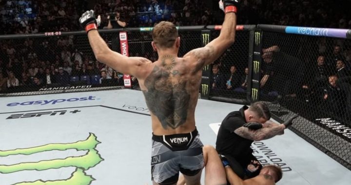 Nikita Krylov unloads on and finishes Alexander Gustafsson early at UFC London