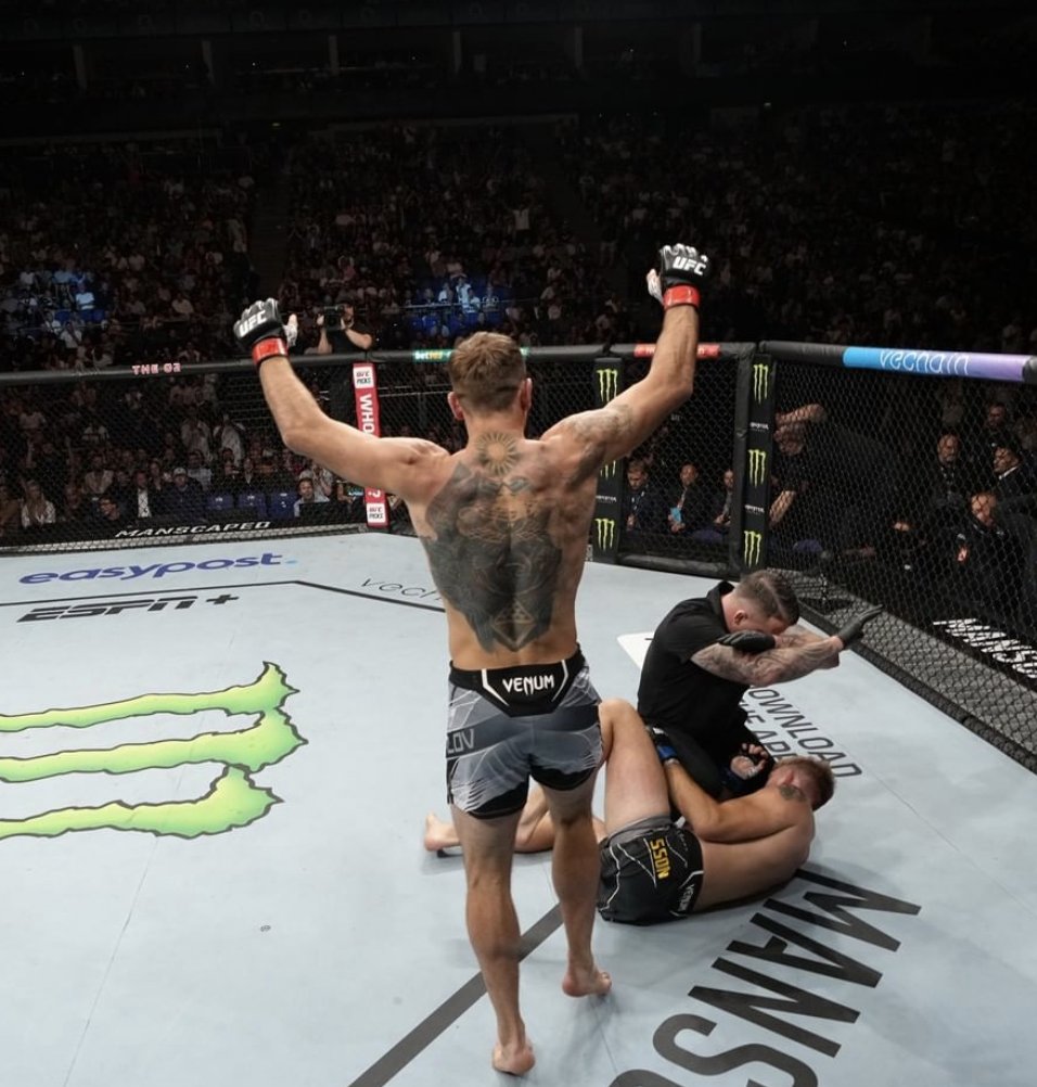 Nikita Krylov unloads on and finishes Alexander Gustafsson early at UFC London