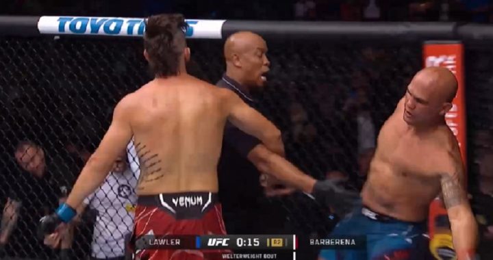 Bryan Barberena stops Robbie Lawler in violent war at UFC 276