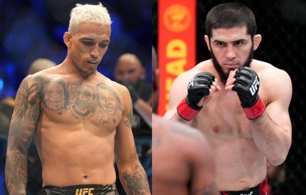 Charles Oliveira vs Islam Makhachev vacant lightweight title fight targeted for UFC 281