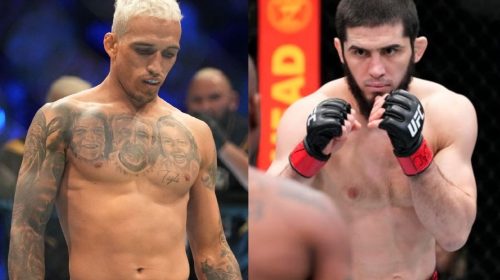 Charles Oliveira vs Islam Makhachev vacant lightweight title fight targeted for UFC 281