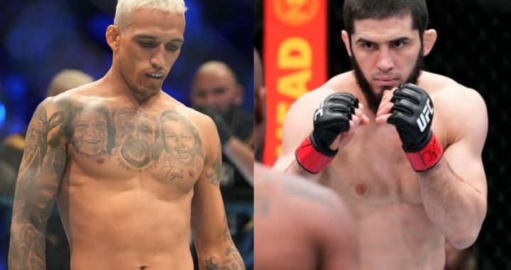 Charles Oliveira vs Islam Makhachev vacant lightweight title fight targeted for UFC 281