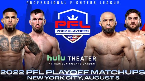 2022 PFL Playoff matchups finalized for New York City on August 5