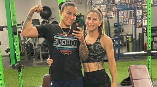 Tecia Torres and Raquel Pennington