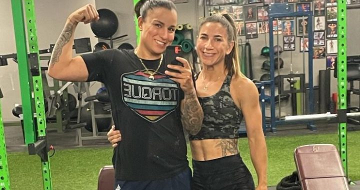 Tecia Torres and Raquel Pennington