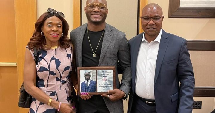 Kamaru Usman inducted into Jim Koch Division II Hall of Fame