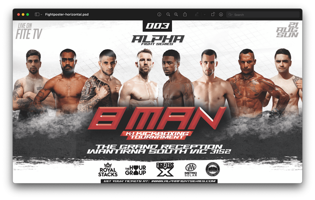 Alpha Fight Series 003 – Live Stream