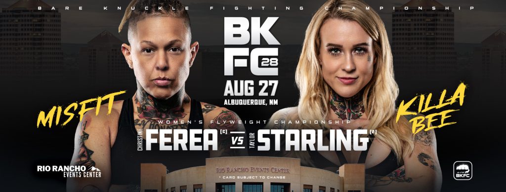 BKFC 28 live stream Ferea vs Starling