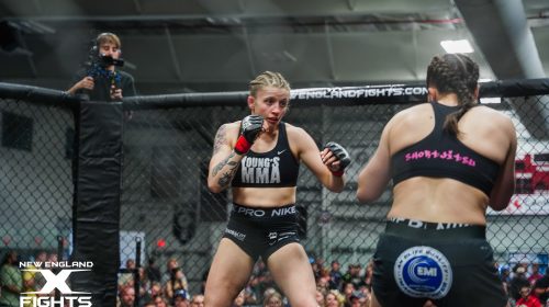 Glory Watson battles Natalie Schlesinger last May